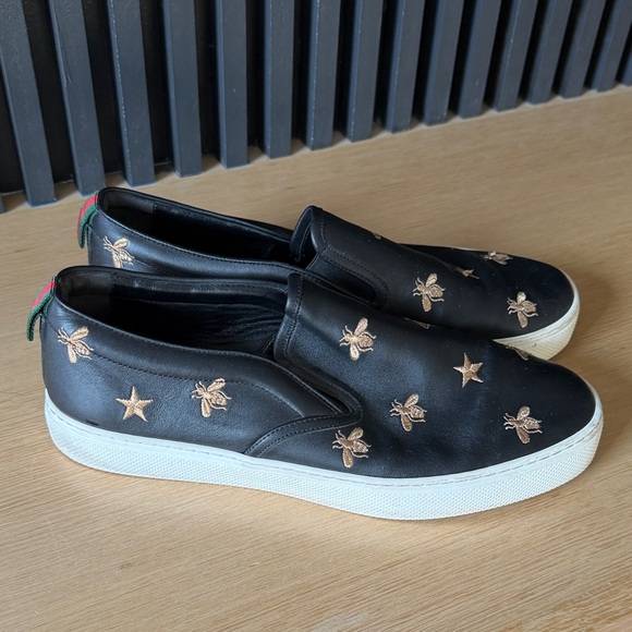 Gucci Black Slip-Ons